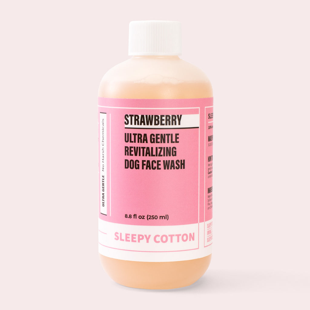 Strawberry Ultra Gentle Revitalizing Dog Face Wash SleepyCotton